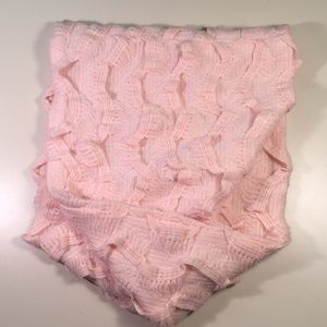 Anthropologie baby pink infinity scarf!